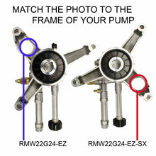 Load image into Gallery viewer, 2600 PSI @ 2.2 GPM Vertical Triplex Plunger Pressure Washer Pump - 180 degree Rotated