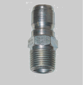 1/8" MPT Zinc Coated Steel Plugs - Foster Quick Connects