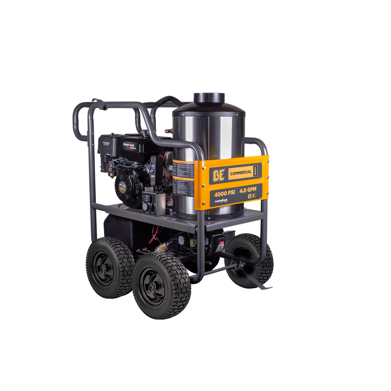 BE 4000 PSI @ 4.0 GPM DD Hot Water Pressure Washer (w/ Powerease 420 Engine & AR Triplex Pump)