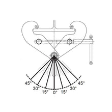 Load image into Gallery viewer, Tiger Lifting 1-ton Adjustable Beam Clamp  w/ Shackle BCS