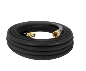 BE 4000 PSI - 3/8" X 50' Cold/Hot Water High Pressure Rubber Hose  w/ Quick Connectors