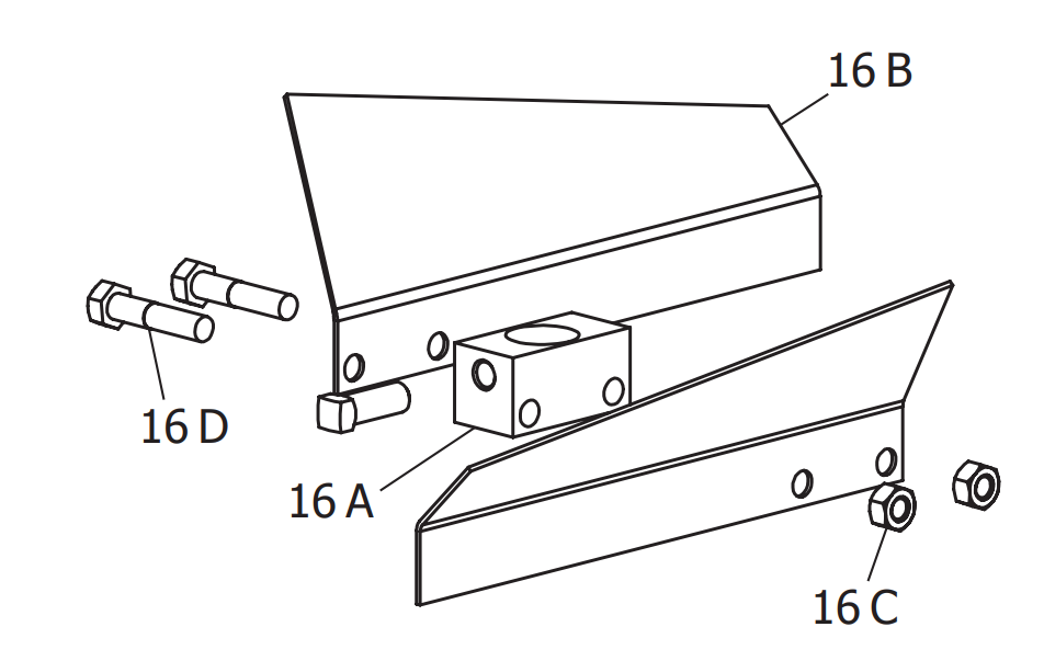 Binks 83-2197 30-GAL Paddle Assembly
