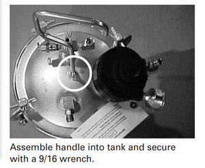 Binks 83Z Zinc Plated Pressure Tank – Up To 2.8 Gallons - Single Regulated & No Agitator