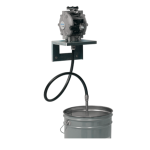 BINKS DX200 1:1 Aluminium Body Diaphragm Pump w/ 1 Pump Control / 1 Gun Air Control Large Fluid Filter (DXA-F6ME100-200) & Agitator- Pail Mounting