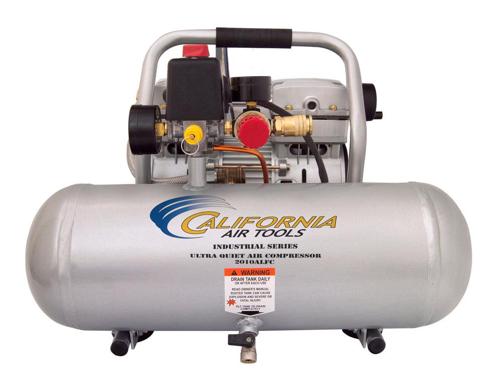 California Air Tools 2010ALFCAD Industrial Ultra Quiet & Oil Free Air Compressor w/ Drain Valve