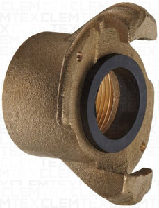Clemco 00555 CF-3 (brass) Coupling for 2" Thread Pipe Nipple