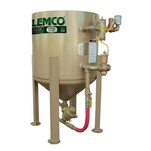 Clemco 11260 3 Cubic Foot Blast Machine Packages with 1-1/4” piping 16” diameter Flat Sand Valve - Apollo HP SaFety Gear