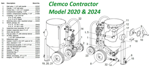 Clemco Contractor 4 Cubic Foot Blast Machine