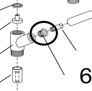 Clemco 12818 Bushing 3/8" x 1/4"