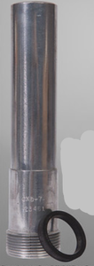 Clemco CXD Tungsten Carbide Lined Long Venturi Style 1 ¼” Thread 1 ¼” inch Entry Metal Jacketed Sandblast Nozzle