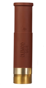 Clemco SAS Clemlite Silicon-Carbide Lined Long Venturi Style 1-1/4" Thread 1 inch Entry Rubber Jacketed Sandblast Nozzle