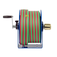 Load image into Gallery viewer, HandCrank Welding Hose Reels - 200 PSI - 1/4&quot; Hose Dia. x 200&#39; - w/ Hose