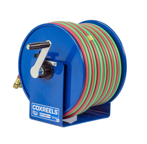 HandCrank Welding Hose Reels - 200 PSI - 1/4" Hose Dia. x 200' - w/ Hose