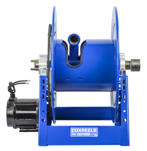 Motor Driven Hose Reel - 1500 PSI - 1185 Series Air #4 VANE Aluminum Body Air Motor - REEL ONLY