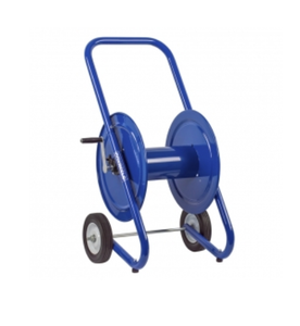 Hand Crank Dolly-Mount Hose Reels w/ Wheels - 4000psi 3/8" Hose Dia. 200' Length - w/out Hose