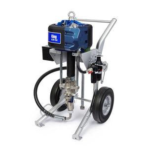 Graco King 70:1 XL6500 motor/180cc Lower Pneumatic Piston Pump XL High Performance Airless Sprayer - Heavy-Duty Cart