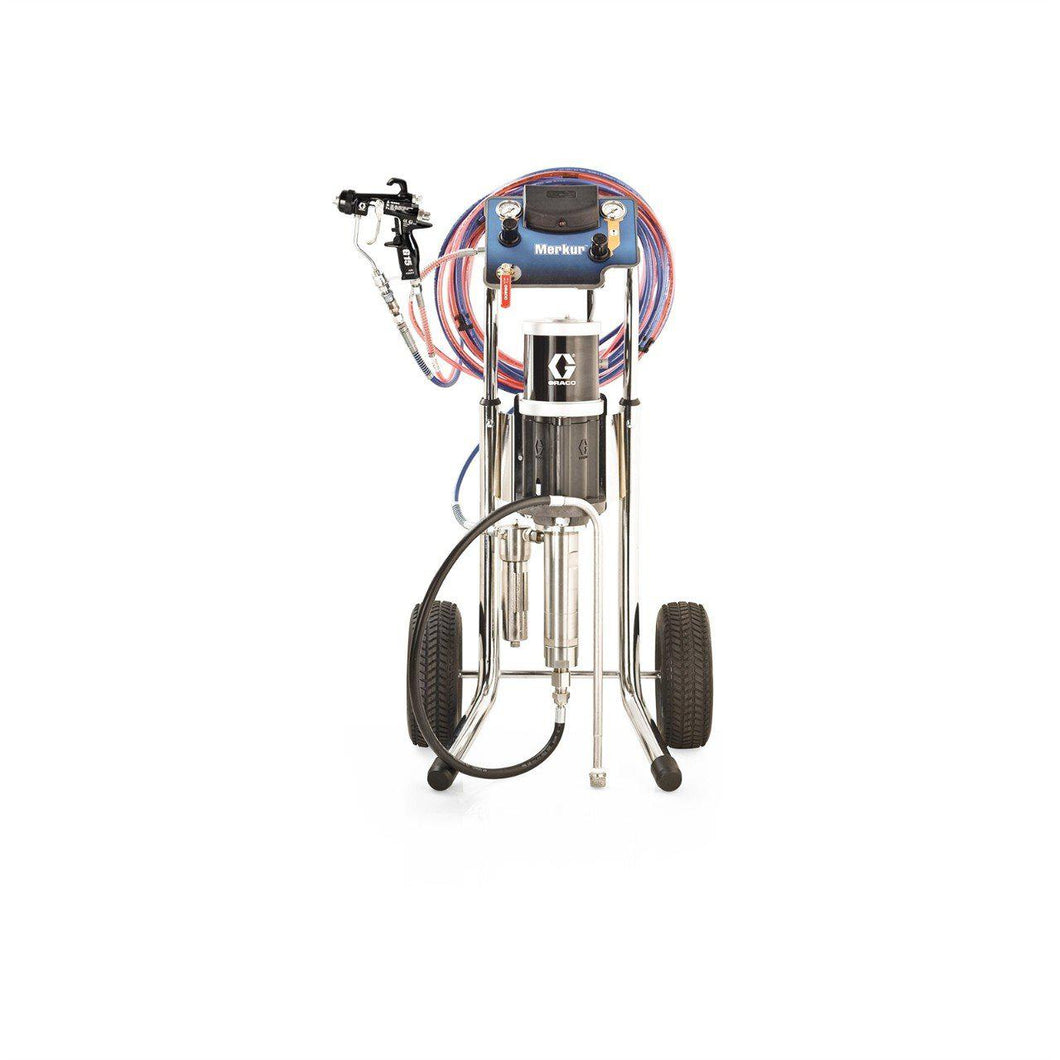 Graco G10C09 10:1 Merkur 1000 PSI @ 1.2 GPM Air-Assisted Airless Sprayer - Cart Mount