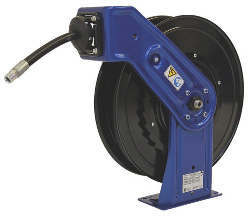 Graco SD20 Series Hose Reel w/ 1/2 in. X 50 ft.  Hose - Oil - Metallic Blue (Overhead Mount)