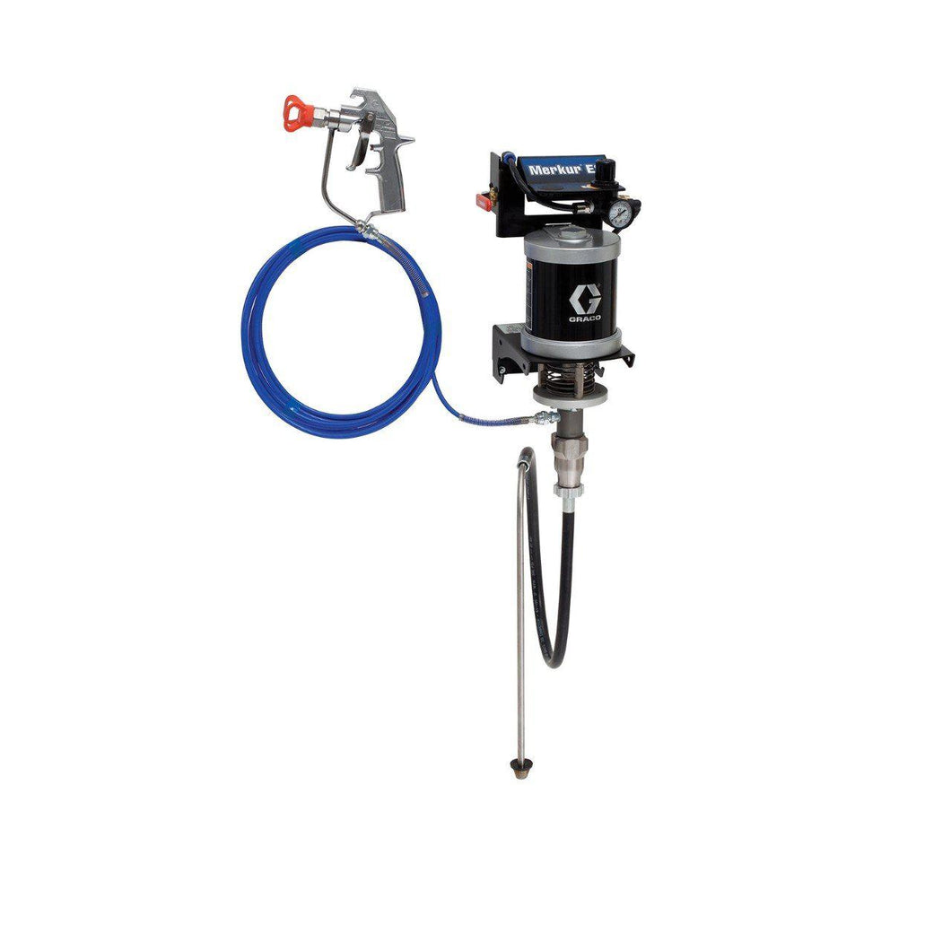 Graco 24F154 30:1 Merkur 3000 PSI @ 0.4 GPM Air-Assisted Airless Sprayer - Wall Mount