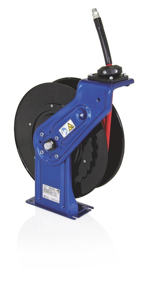 Graco SD 10 Series Hose Reel w/ 3/8 in. X 35 ft. Hose - Air/Water - Metallic Blue (Overhead Mount)