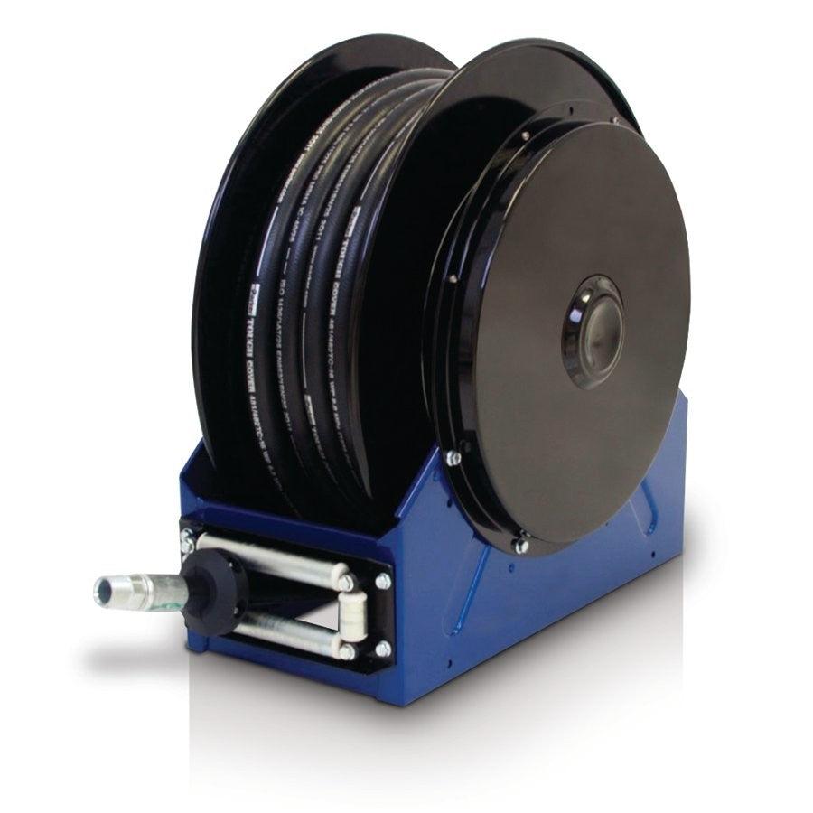 98240 Steel Hose Reel, 1.5 Inch X 50 Foot Hose and 1.5 Inch Commercial  Accessory Kit
