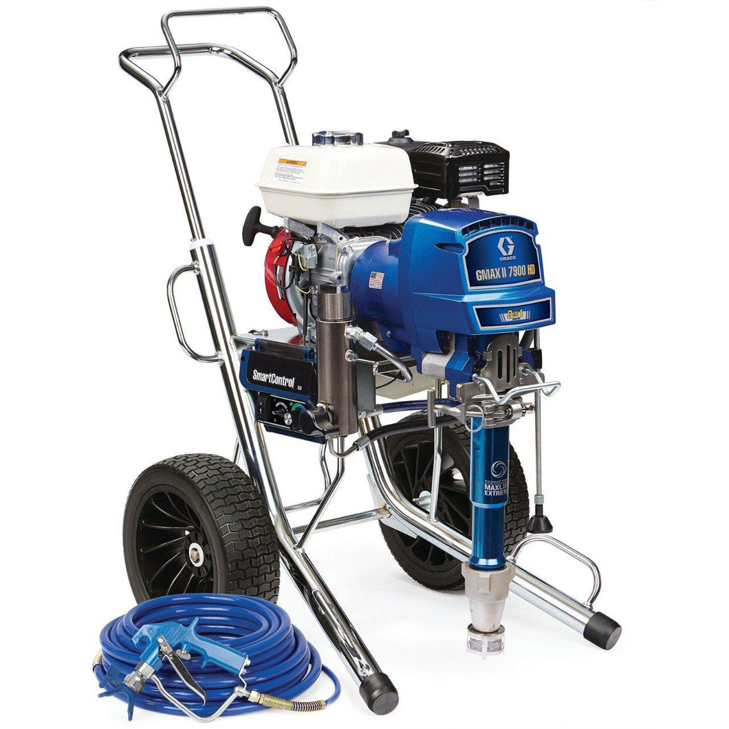 Graco GMAX II 7900 HD 3-in-1 IronMan Series 3300 PSI @ 2.2 GPM Honda Gasoline Engine Airless Sprayer