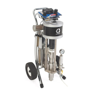 Graco Merkur Bellows 2300 PSI @ 1.6 GPM 23:1 V-Packing w/ Fluid Filter & DataTrak - Cart Mount Piston Pump