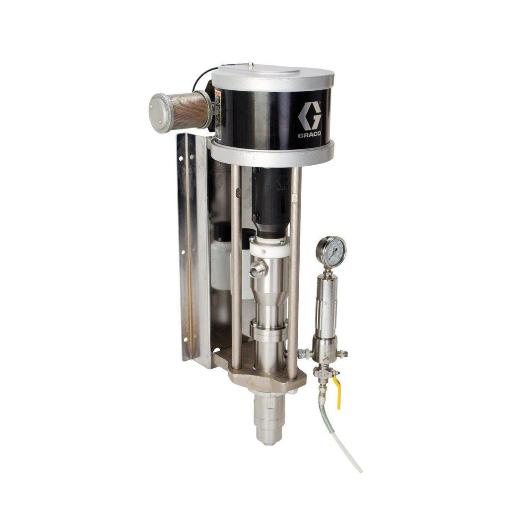 Graco Merkur Bellows 1500 PSI @0.8 GPM 15:1 V-Packing - Wall Mount Piston Pump w/ Air-Assisted Airless (AA) Package