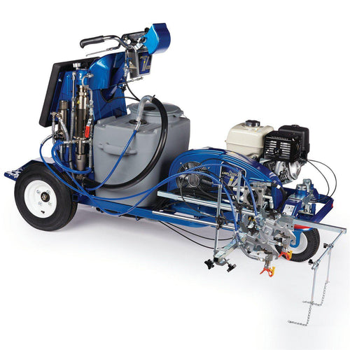 Graco LineLazer V 250SPS HP Automatic Series Self-Propelled Gas Hydraulic Airless Line Striper, 2 Auto Guns (No Bead Tank)