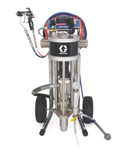 Load image into Gallery viewer, Graco Merkur Bellows 1500 PSI @0.8 GPM 15:1 V-Packing w/ Drain Valve, Fluid Filter &amp; DataTrak - Cart Mount Piston Pump w/ Air-Assisted Airless (AA) Package