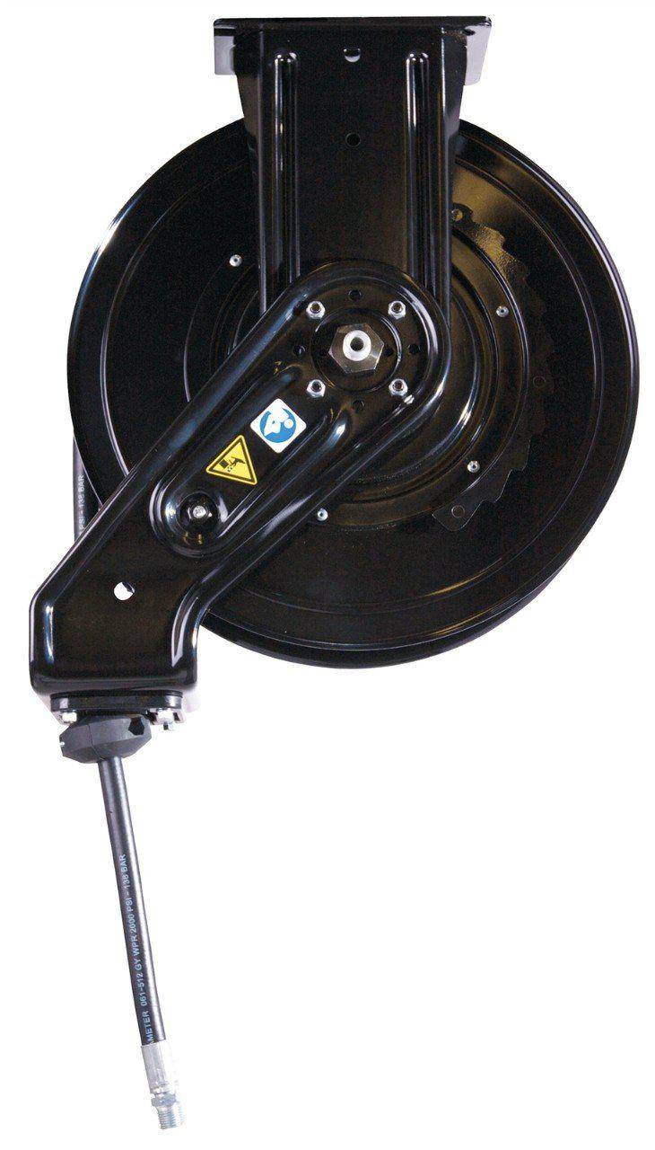 Graco SD 10 Series Hose Reel w/ 1/4 in. X 50 ft. Hose - Grease - Black