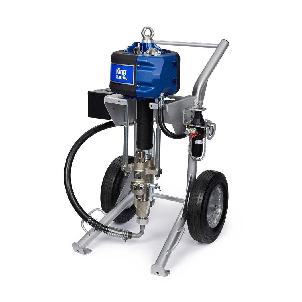 Graco King 30:1 Sprayer, Integrated Filter, Heavy Duty Cart, Air Controls, Siphon Kit