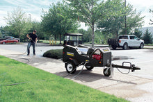 Load image into Gallery viewer, K&#39;A&#39;RCHER 4000 PSI @ 3.5 GPM Direct Drive Honda GX390 Electric Start Kärcher KS Pump Hot Gas Trailer Pressure Washer