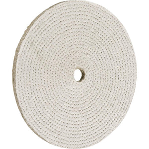 Woodstock Tools 8" x 1/2" x 3/4" Hard Spiral Sewn Buffing Wheel