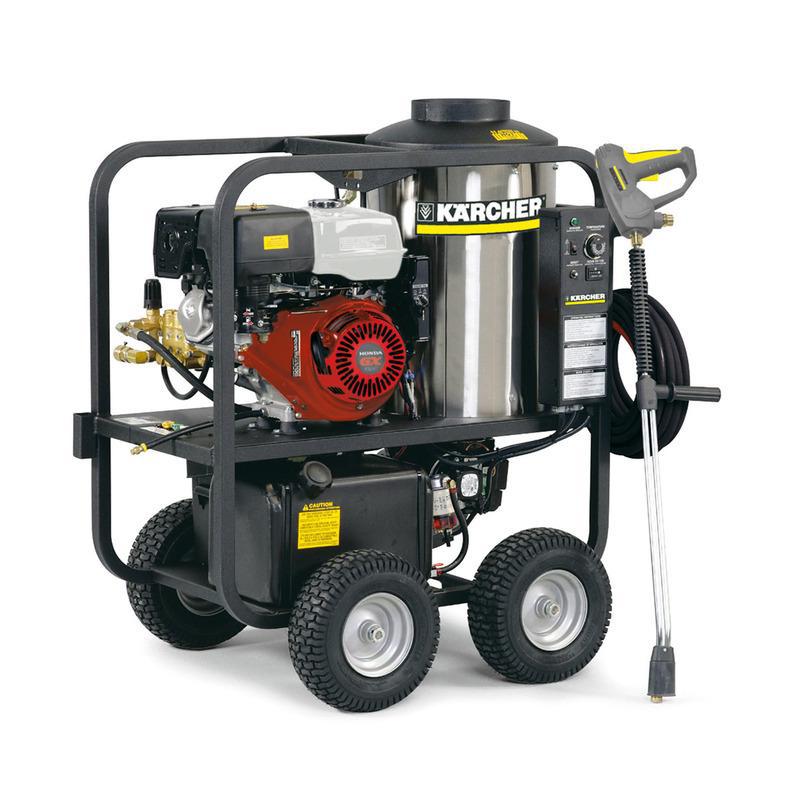 K'A'RCHER HDS 3.5/35 Pe Cage 3500 PSI @ 3.5 GPM Direct Drive 389cc Honda GX390 Hot Gas Pressure Washer - Electric Start