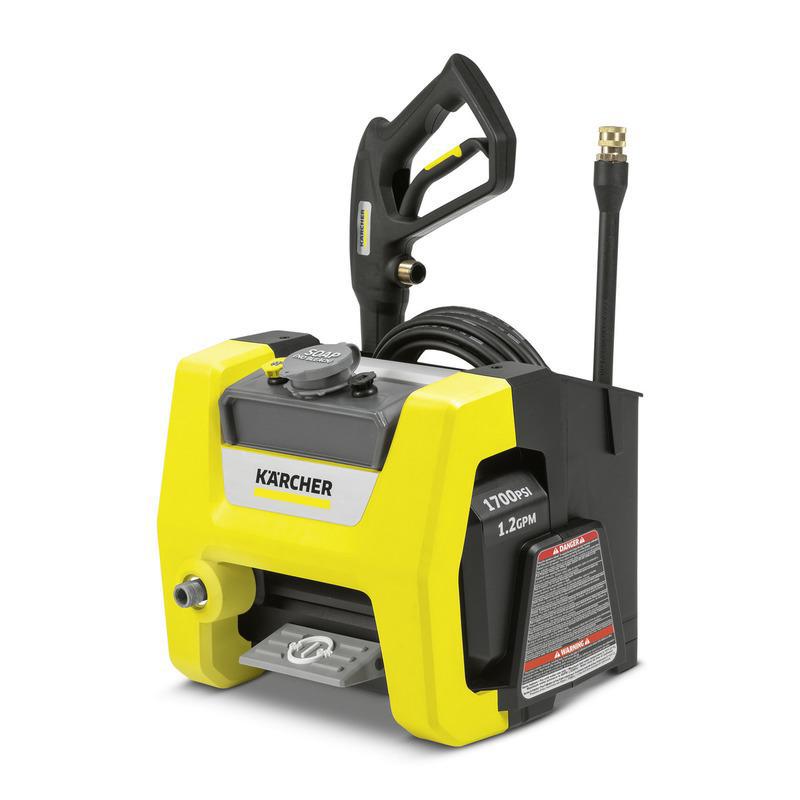 K'A'RCHER K 1700 PSI @ 1.2 GPM 120V Horizontal Electric Pressure Washer - Cube