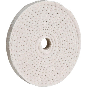 Woodstock Tools 4" x 40 Ply x 5/8" Spiral Sewn Buffing Wheel, 5000 RPM