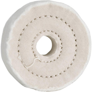 Woodstock Tools 3" x 40 Ply x 5/8" Soft Muslin Buffing Wheel, 5000 RPM