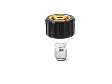 Load image into Gallery viewer, MTM Hydro 24.5008 15mm Twist Seal Coupler X 3/8&quot; Stainless QC Plug