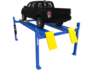 DANNMAR 5175318 D4-12A 12,000-lbs. Capacity Alignment Four-Post Lift w/ Slip Plates & Turnplates