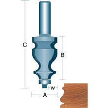 Load image into Gallery viewer, DC1383 Face Moulding 1/2&quot; Shank