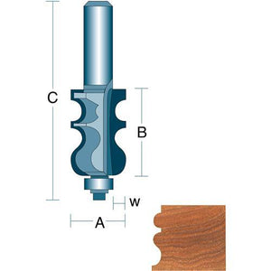 DC1385 Face Moulding 1/2" Shank