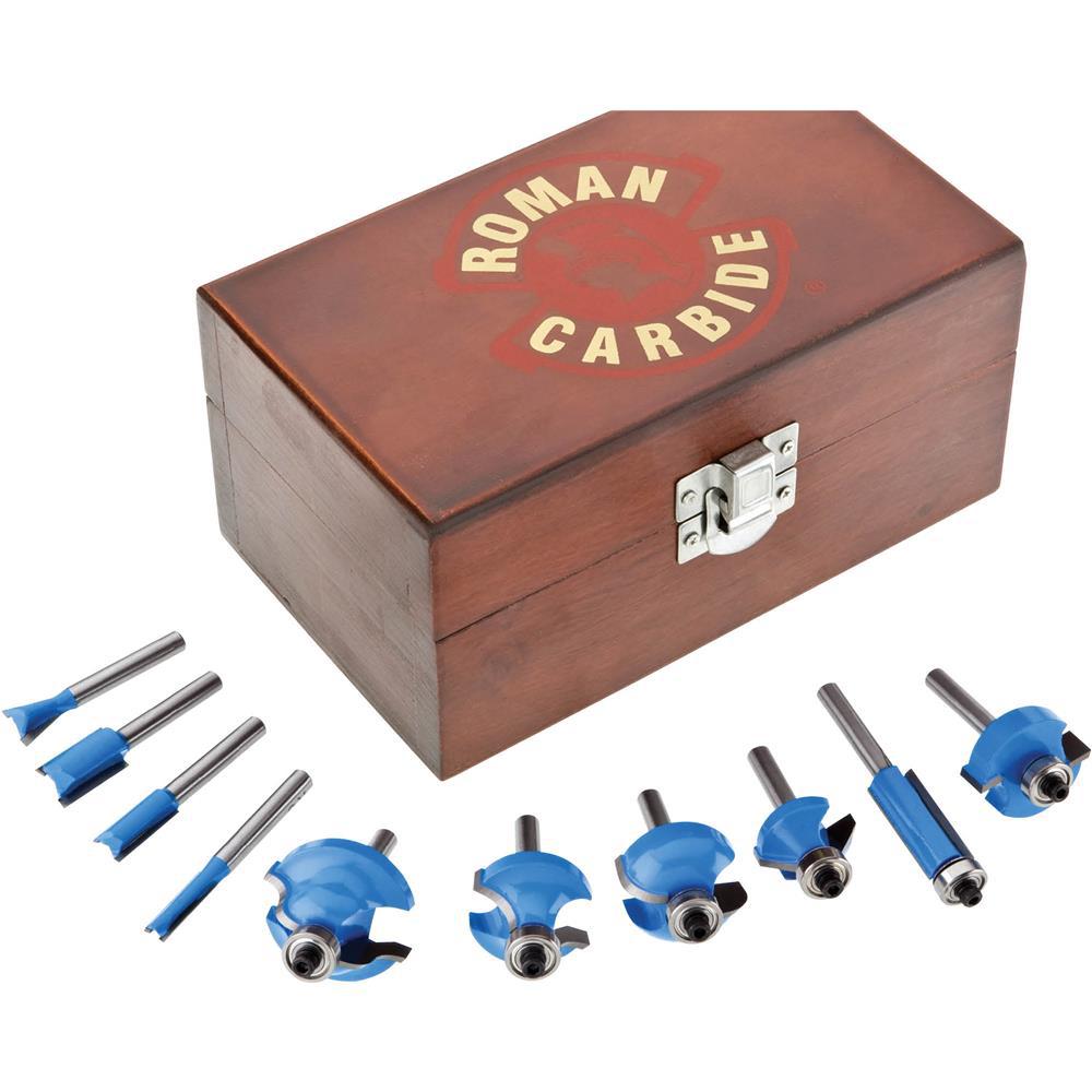 16108 Router Bit DC1638A General Purpose Router Bit Set 1/4