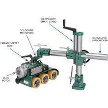 Load image into Gallery viewer, Grizzly Industrial 2/3 HP 3 Roller Variable-Speed Brushless Motor Power Feeder