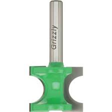 Grizzly Industrial Bull Nose Bit, 1/4" Shank, 1/2" Dia.