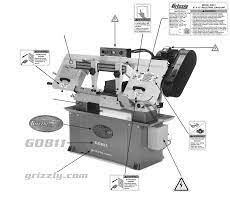 Grizzly Industrial 9" x 16" 1-1/2 HP Metal-Cutting Bandsaw