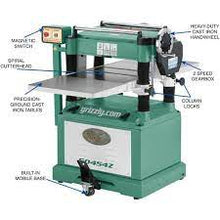 Load image into Gallery viewer, Grizzly Industrial 20&quot; 5 HP Planer w/ Spiral Cutterhead