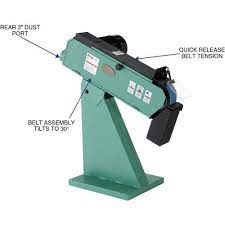 Grizzly Industrial 3" x 79" 2-Wheel Metal Belt Grinder/Sander