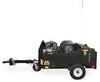 Mi-T-M 4000 PSI @ 3.7 GPM Belt Drive 389cc Honda GX390 OHV General Pump Hot Water Mini Trailer Gas Pressure Washer Power Washer - (49-State), Hot Water, General Pump, Belt Drive, Honda Engine