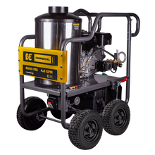 Load image into Gallery viewer, BE 4000 PSI @ 4.0 GPM DD Hot Water Pressure Washer (w/ Powerease 420 Engine &amp; AR Triplex Pump)